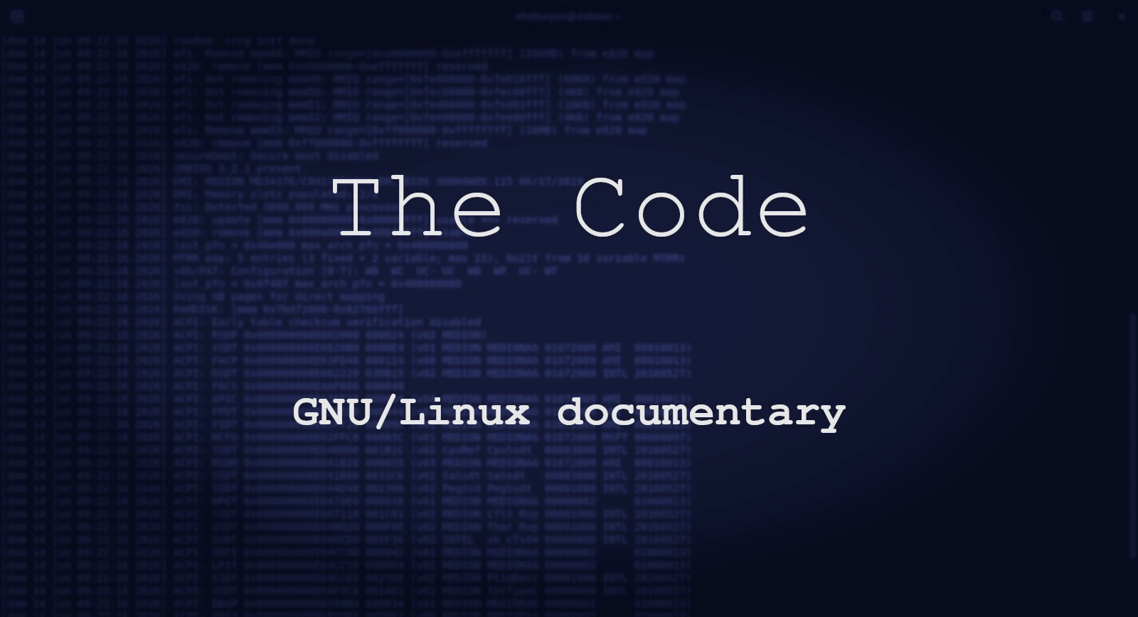 miniatura código linux